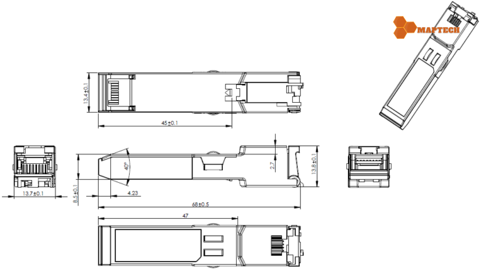 Module-đồng-10/100/1000Mb/s-BASE T | Maptechvn.com