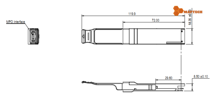 Module quang SFP 100G 100m 850nm |Maptechvn.com