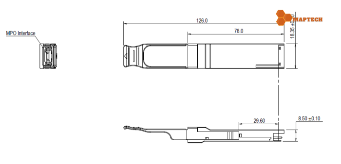Module quang SFP 100G 2km 1310nm | Maptehcvn.com