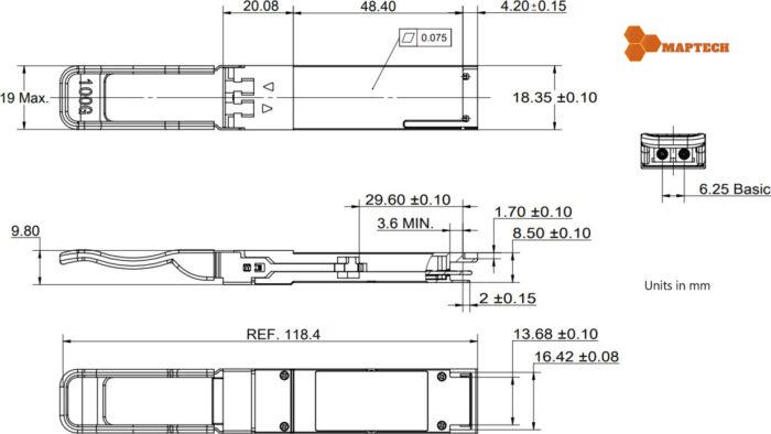 Module quang SFP 100G 40km ER |Maptechvn.com