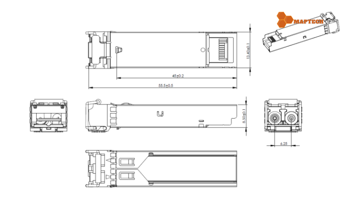 Module quang SFP 1G 40km 1550nm | Maptechvn.com