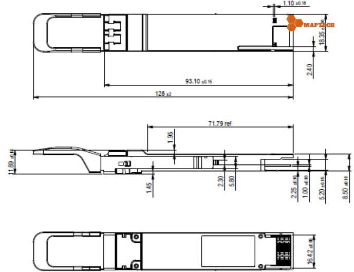 Module quang SFP 200g 1310nm 10km LR4 | MAptechvn.com