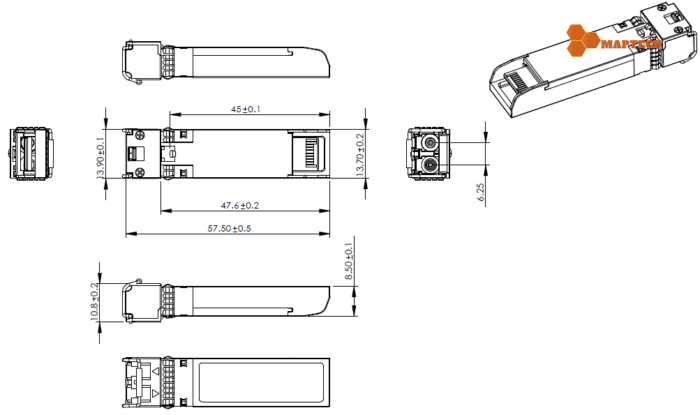 Module quang SFP 25G 850nm 100m LC | Maptechvn.com