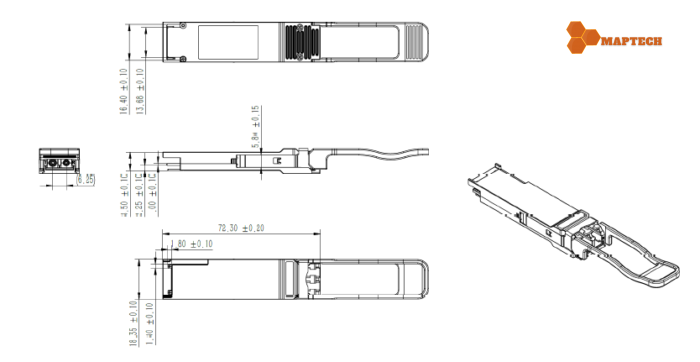 Module quang SFP 50G 1310nm 40km LR |Maptechvn.com